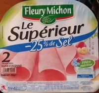 Mängden socker i Le supérieur -25% de sel