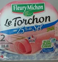 Mängden socker i Jambon cuit au torchon de qualité supérieure