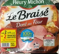 Mängden socker i Le Braisé Doré au Four (lot 2x4 + 2)