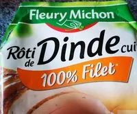 Mängden socker i Rôti de dinde cuit