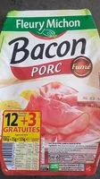 Mängden socker i Bacon Porc Fumé