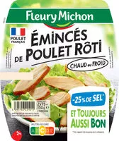 Mängden socker i Emincés de poulet - 25% de sel*