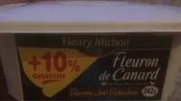Mängden socker i Fleuron de canard (+10% gratuit)