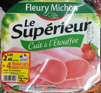 Mängden socker i Le supérieur cuit à l'étouffée - (Lot 2*4 tranches + 4 tranches gratuites)