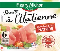 Mängden socker i Recette à l'Italienne - Tranches fines nature