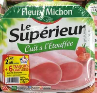 Mängden socker i Le Supérieur - Jambon cuit à l'Etouffée