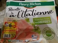 Mängden socker i Recette à l'italienne tranches fines aux herbes