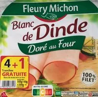 Mängden socker i Blanc de Dinde doré au four