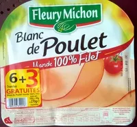 Mängden socker i Blanc de Poulet, Viande 100 % Filet (6 Tranches + 3 Gratuites)