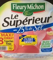 Mängden socker i Le Supérieur -25% de Sel