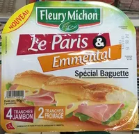 Mängden socker i Le Paris & Emmental spécial Baguette