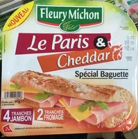 Mängden socker i Le Paris & Cheddar spécial Baguette