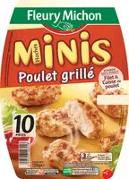 Mängden socker i Minis hachés de poulet grillé - 10 pièces