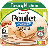 Mängden socker i Blanc de Poulet  - 25% de sel* Halal