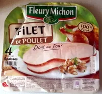 Mängden socker i Filet de poulet