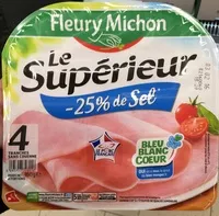 Mängden socker i Le Supérieur -25% de Sel - Jambon
