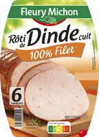 Mängden socker i Rôti de Dinde - 100% filet*