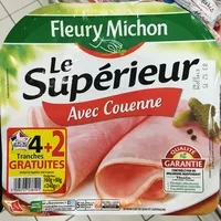 Mängden socker i Le Supérieur avec Couenne (4+2 gratuites)