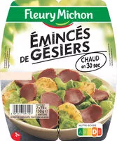 Mängden socker i Emincés de Gésiers - Confits