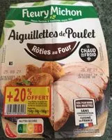 Mängden socker i Aiguillettes Poulet grillé