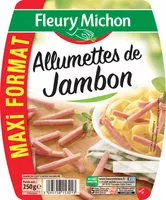Mängden socker i Allumettes de jambon maxi format