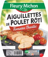 Mängden socker i Aiguillettes de poulet rôti tomate & basilic - 150g