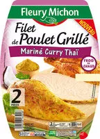 Mängden socker i Filet de Poulet Grillé mariné Curry Thaï