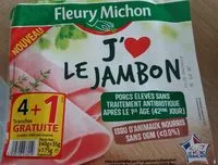 Mängden socker i J'♥ le jambon