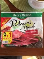 Mängden socker i Pastrami de Boeuf au poivre