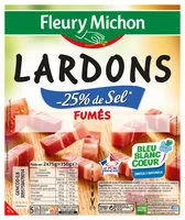 Mängden socker i Lardons fumés - 25 % de sel* - 2x75g