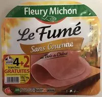 Mängden socker i Le Fumé sans couenne (4+2 gratuites)