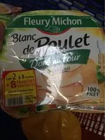 Mängden socker i Blanc de poulet dore au four a