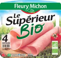 Mängden socker i Le Supérieur bio - 4 tranches fines sans couenne