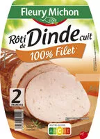 Mängden socker i Rôti de Dinde - 100% filet*