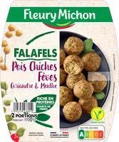 Mängden socker i Falafels pois chiches, fèves, coriandre et menthe