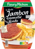 Mängden socker i Haché de Jambon - à l'Emmental