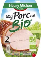 Mängden socker i Rôti de porc cuit bio - 2 tranches