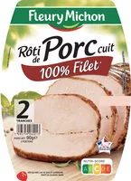 Mängden socker i Rôti de Porc - 100 % filet*