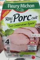 Mängden socker i Roti de porc