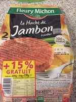 Mängden socker i Le haché de jambon à poêler