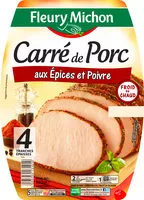 Mängden socker i Carré de porc épices/poivre