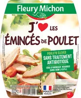 Mängden socker i Emincés de poulet - FILIERE FRANCAISE D'ELEVEURS ENGAGES