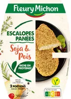 Mängden socker i Escalopes panées Soja & Pois