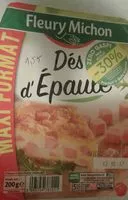 Mängden socker i Des d'épaules