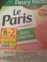 Mängden socker i Le paris