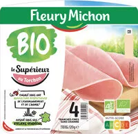 Mängden socker i Le jambon bio torchon - 4 tranches fines sans couenne