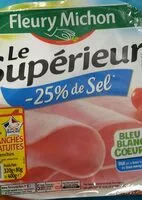 Mängden socker i Jambon supérieur Fleury michon
