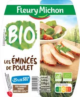 Mängden socker i Emincés de poulet - 25% de sel* - BIO