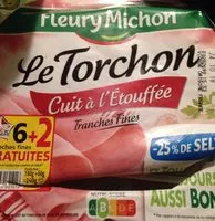 Mängden socker i Le torchon, cuit à l'etouffee, -25% de sel