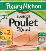 Mängden socker i Blanc de poulet halal